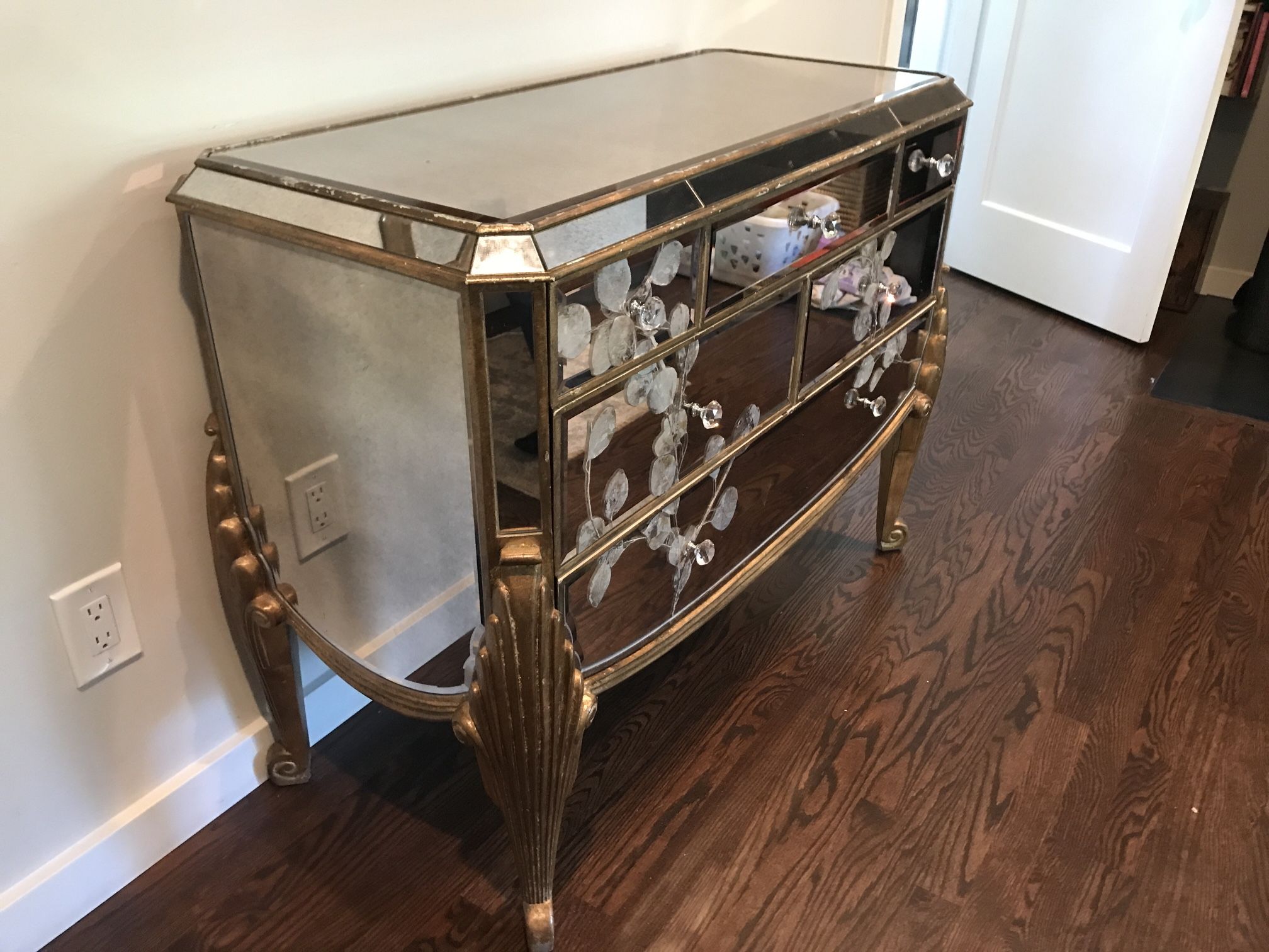 Vintage Mirrored Dresser