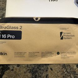 UltraGlass 2 Belkin Screen Protector for iPhone 17/16 Pro 