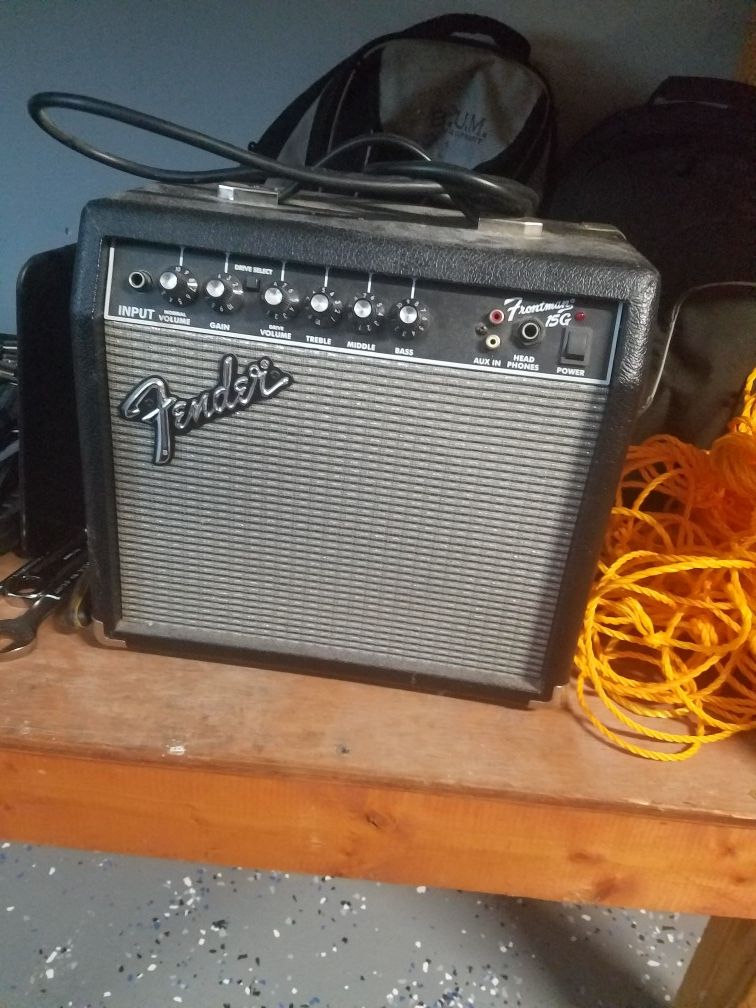 Fender guitar amp