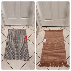 Set of 2 Small Area Rugs with Tags ($10 each )