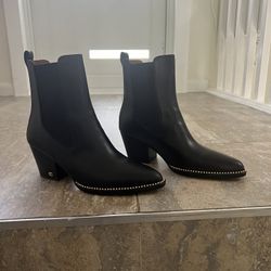 Coach Leather Boots, Black 9.5