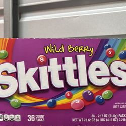 Inventory Liquidation  - Box Of Wild Berry Skittles 
