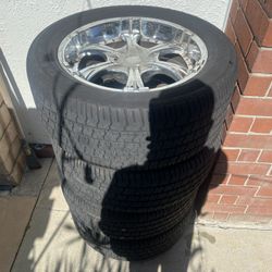 20” Chevy Wheels And Tires!!!!!!!
