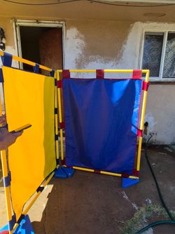 Commercial Daycare Room Dividers – 21 Large Panels, Bonus Small Panels, Mobile Rack & Feet
