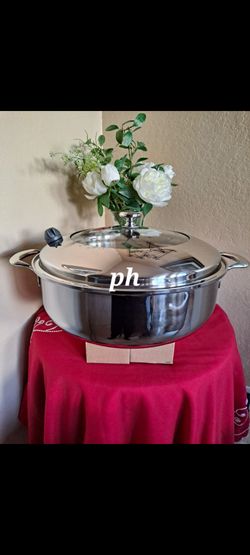 CASEROLA HONDA DE 14 QT DE ACERO INOXIDABLE 5-PLY VIDA SANA PRINCESS HOUSE 🌷 ⚘️