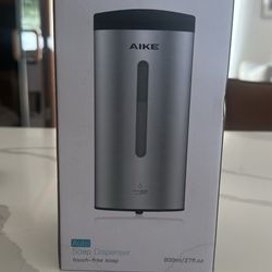 AIKE Automatic Touch-Free Soap Dispenser – Model AK1205 (Brand New in Box)