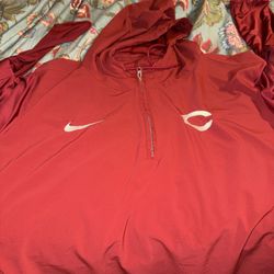 CINCINNATI REDS 1/4 zip dri-fit jacket size 3XL