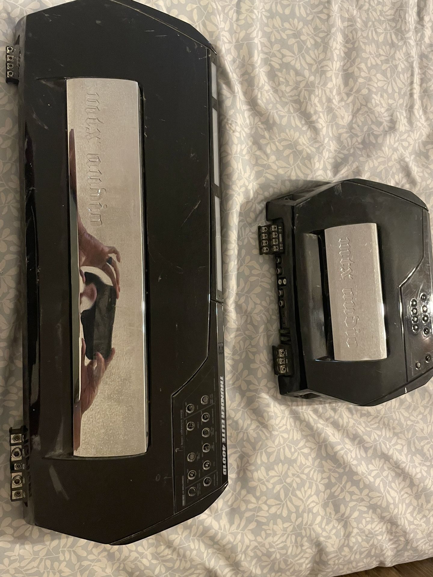 Two Mtx Amp 4001d And 404