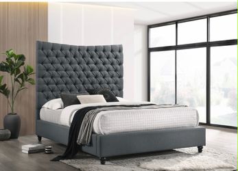 Headboard platform bed- California king