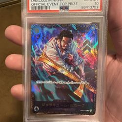 Dracula Mihawk JP Event Top Prize PSA 10