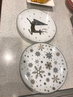 Christmas plates