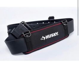 Husky 2-1/2 in. 5 in Padded Work Tool Belt in Black=Tools-723