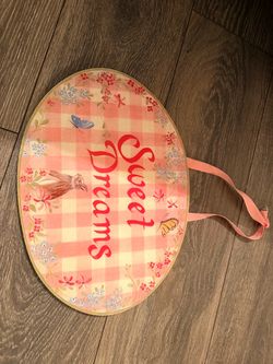 Sweet Dreams Oval Decorative Wall Sign
