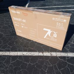 -FIRM PRICE NON-NEGOTIABLE- NEW 2025 MODEL 55 IN. TOSHIBA 4K SMART 🔥 TV W/REMOTE