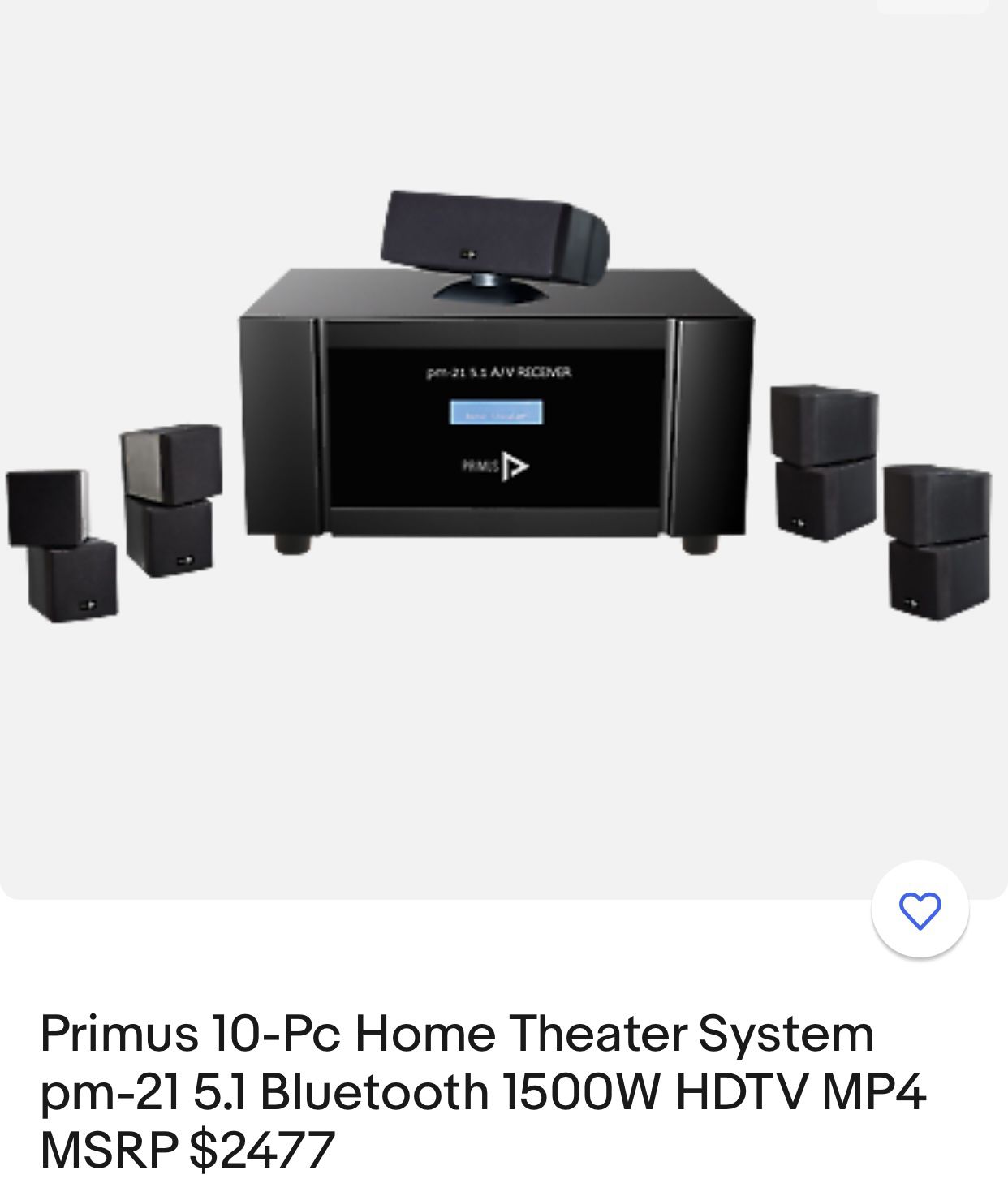 Primus Surround Sound system 