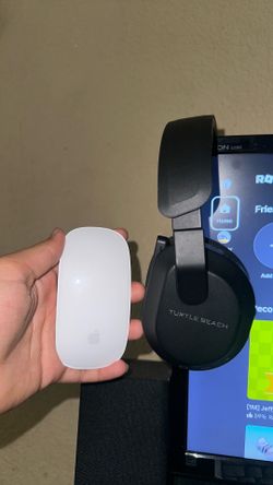 Tuttle beach headset and Apple mouse