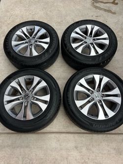 Set of Honda accord 16in wheels 5x114.3 (5x4.5) Tires 215/60r16 also fit Civic Hrv Acura Ilx tsx etc