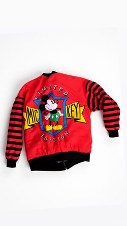Mickey Disney Harley  reversible jacket zip vintage XL