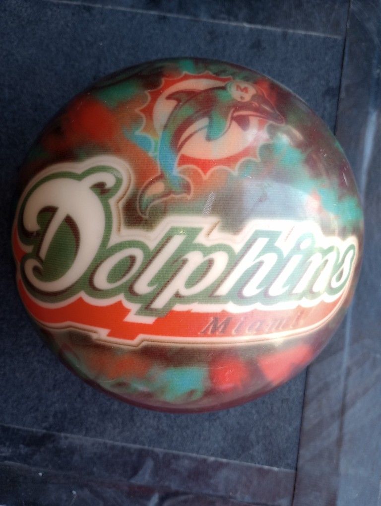 Miami Dolphins Bowling Ball