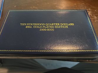 24kt gold state quarters