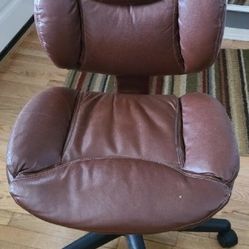 Leather Swivel Office Chair