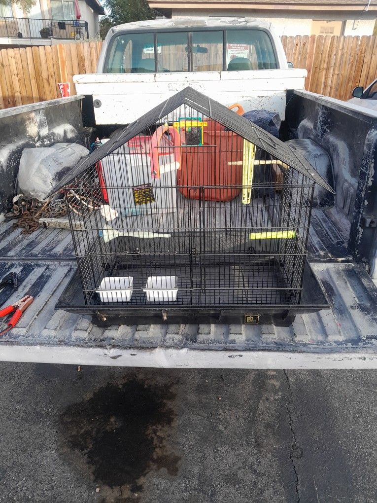 Complete Bird Cage With Accessories