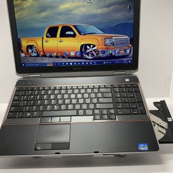 i3 ..i3..DELL LATITUDE  6520….128-SSD  GBcapacity …6.00 GB -RAM .  FASTER  and  READY FOR CLASSES  ON LINE OR