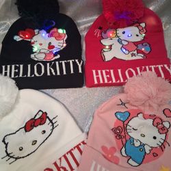 New Hello Kitty Light Up Beanies - $12 Each
