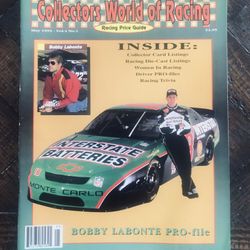 Vintage NASCAR Collectors World Of Racing May, 1995 Magazine-GC