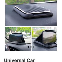 CAR DASHBOARD CELL HOLDER W NONSLIP MAT PAD! 