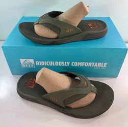 New Reef Mens Cushion Fanning Flip Flops Water Friendly Comfort Beach Sandals