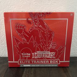 Pokémon TCG: Sword & Shield-Battle Styles Elite Trainer Box (Rapid Strike  Urshifu)