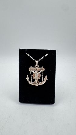 .925 silver anchor pendant