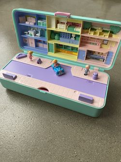1989 Polly Pocket High Street Trinket Box Set (Complete)