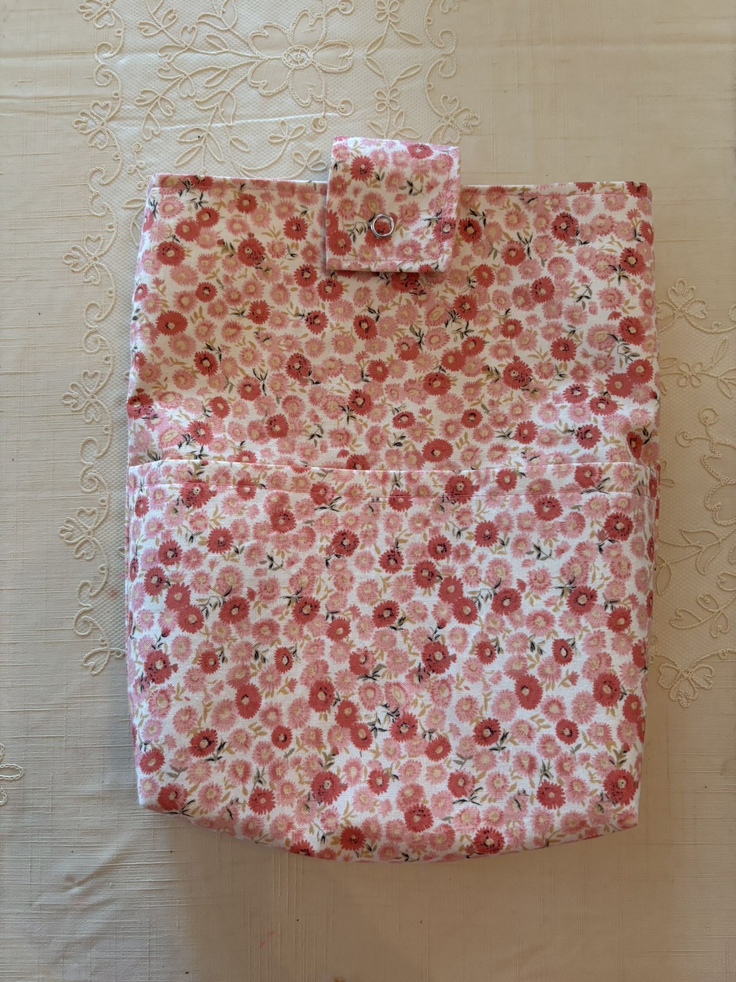 Bible/book Sleeve - Peach/Coral - 9 1/4” x 6”