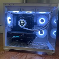 White RTX 4070Ti Super Gaming Pc