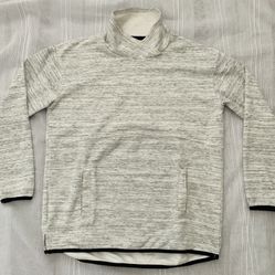 Tek Gear Men’s Size M White Long Sleeve Fleece Pullover