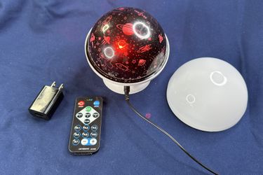 Glow Kids Galaxy Projector Night Light w/ Remote LED Star Lamp