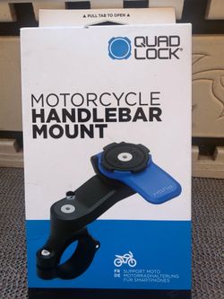 Quad Lock Motorcycle Handlebar Mount and Vibration Dampener  Package.