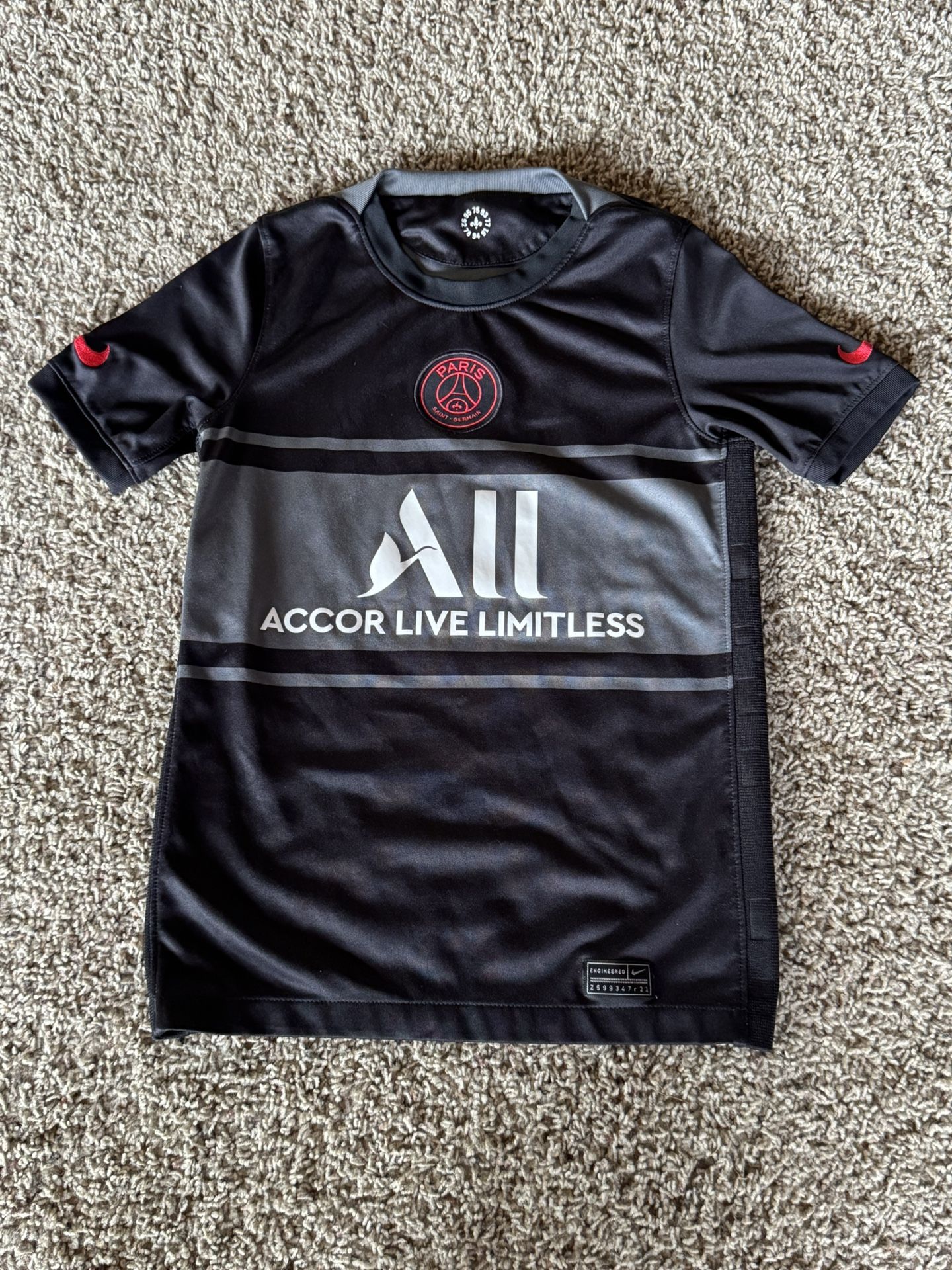 Kids small Paris Saint -Germain Jersey