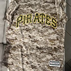 MLB Pittsburgh Pirates Baseball Marte #6 Camo Majestic Cool Base Jersey med