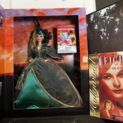 Barbie as Scarlett O'Hara in Green Drapery Dress, Hollywood Legends, NRFB