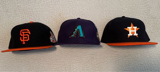 Baseball Fitted Hat lot of 3 (Size 7 1/2)