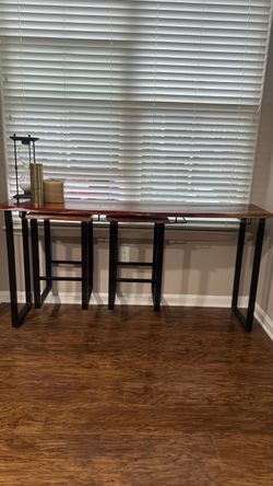 Edge Wood Console Table