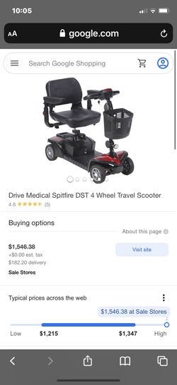 4 Wheel Travel Scooter