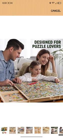 1500 Piece Wooden Jigsaw Puzzle Board
