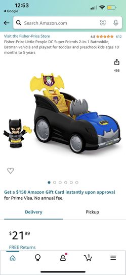 Little People Bathman Car