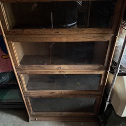 Barrister cabinet Lawyer Book Shelf Glass Book Shelf 