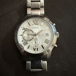 Guess Watch Silver Tone