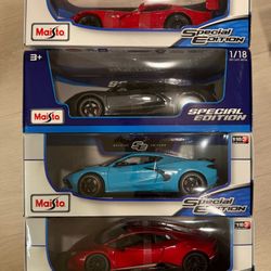 Maisto lamborghini huracan & chevrolet corvette & dodge viper gt2